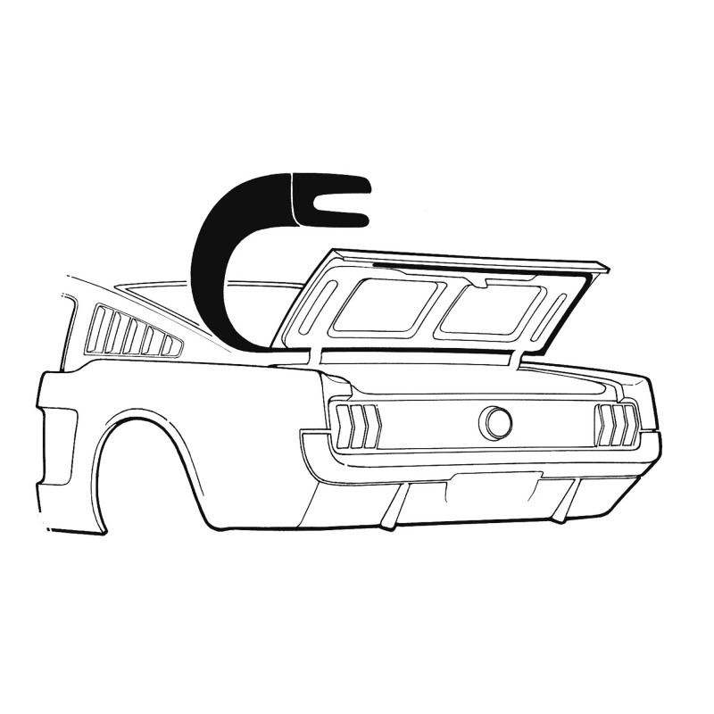 Fastback csomagtartó tömítés 64-66 Fastback csomagtartó tömítés 64-66